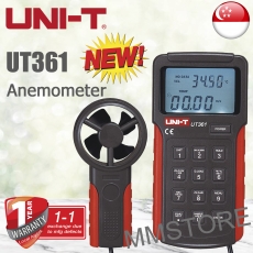 UNI-T UT361 Anemometer, Handheld Digital Wind Speed Tester