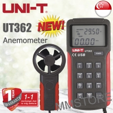 UNI-T UT362 Anemometer, Handheld Digital Wind Speed Tester
