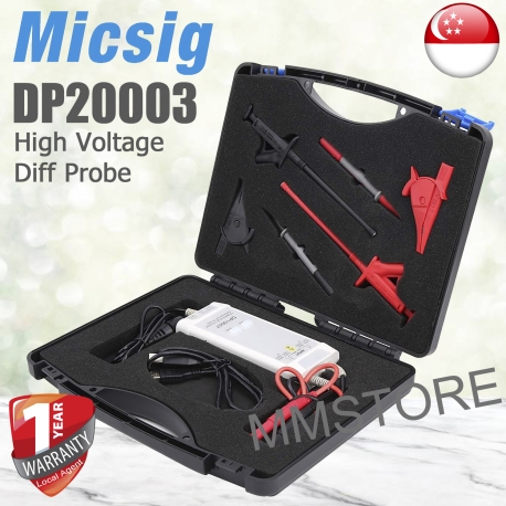 MICSIG DP20003 High Voltage Diff Probe 100MHz, max AC/DC ± 5600V