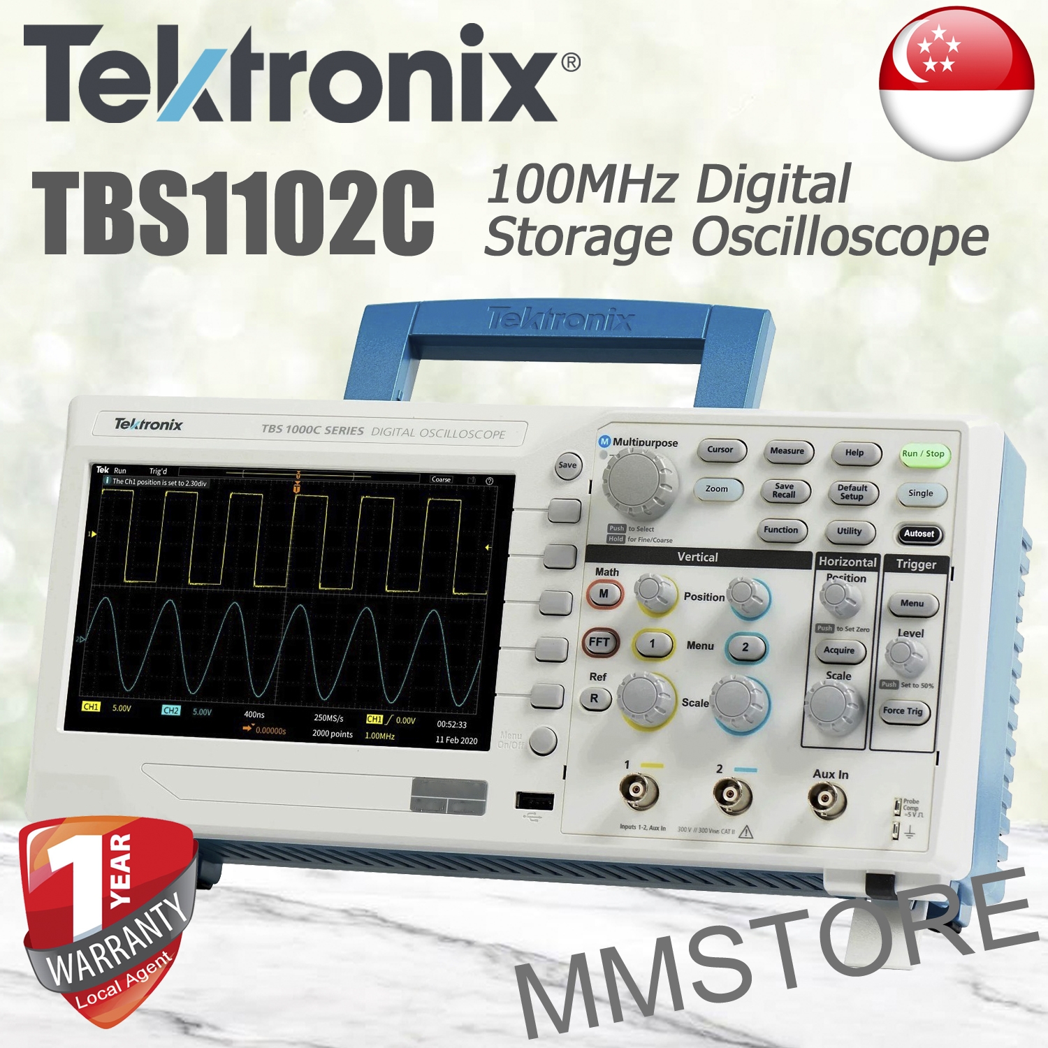 TBS1102C Digital Storage Oscilloscope