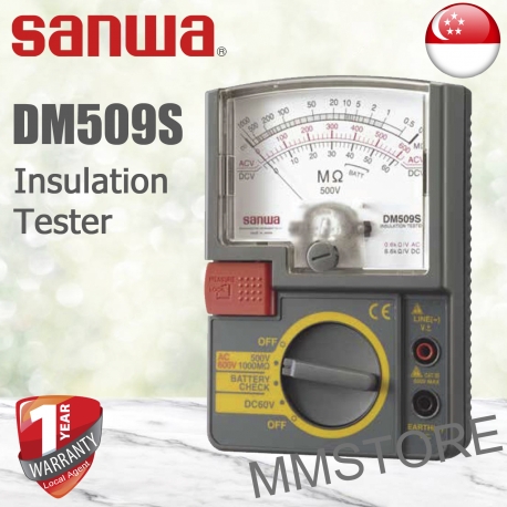Sanwa Insulation Testers DM509S
