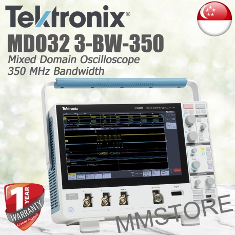Tektronix MDO32 3-BW-350 Mixed Domain Oscilloscope