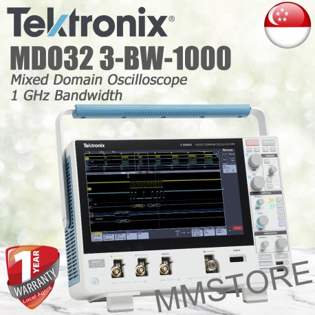 Tektronix MDO32 3-BW-1000 Mixed Domain Oscilloscope
