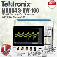 Tektronix MDO34 3-BW-100 Mixed Domain Oscilloscope