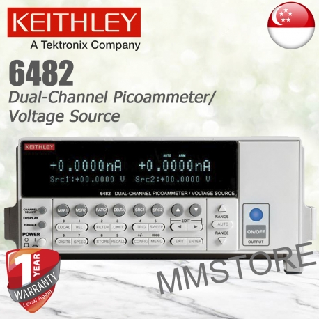 Keithley 6482 Dual-Channel Picoammeter/ Voltage Source