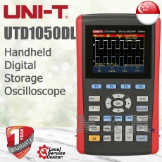 UNI-T UTD1050DL, 2ch 50MHz Handheld Digital Storage Oscilloscope (FOC Calibration Cert)