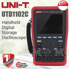 UNI-T UTD1102C, 2ch 100MHz Handheld Digital Storage Oscilloscope (FOC Calibration Cert)