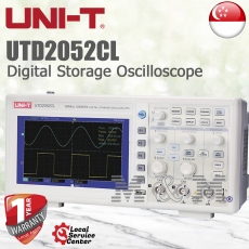 UNI-T UTD2052CL, 2ch 50MHz Digital Storage Oscilloscope (FOC Calibration Cert)