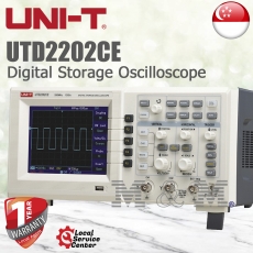 UNI-T UTD2202CE, 2ch 200MHz Digital Storage Oscilloscope (FOC Calibration Cert)