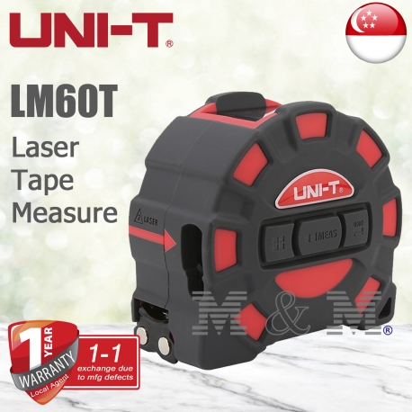 UNI-T LM60T 2-in-1 Laser Tape Measurer