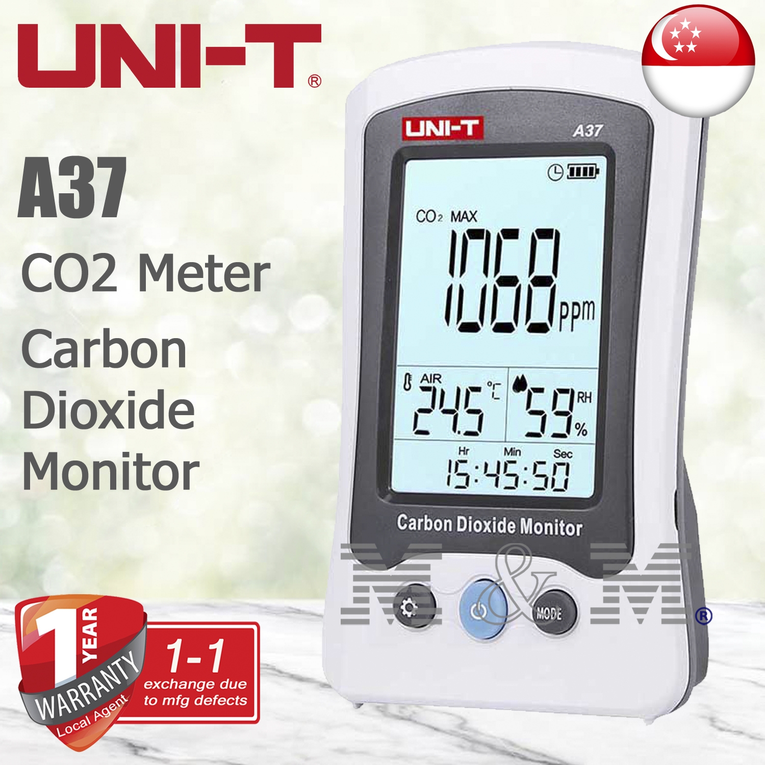 UNI-T A37 CO2 Meter - MM Store