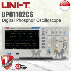 UNI-T UPO1102CS, 2ch 100MHz Digital Phosphor Oscilloscope (FOC Calibration Cert)