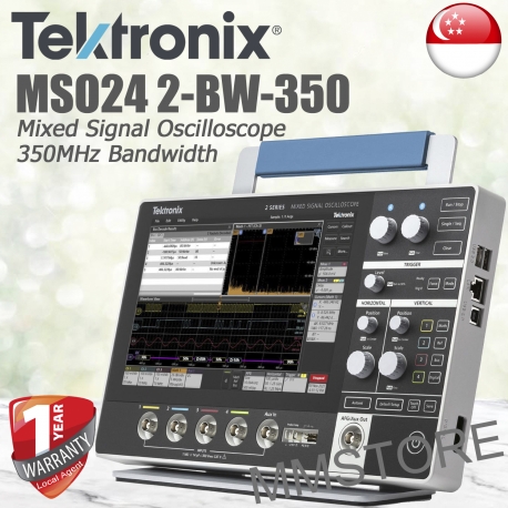 Tektronix MSO24 2-BW-350 Mixed Signal Oscilloscopes