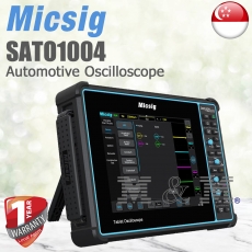 MICSIG SATO1004 Automotive Oscilloscopes, 100MHz Bandwidth, 4 Channels 1GSa/S Sample Rate 8-inch TFT LCD Display