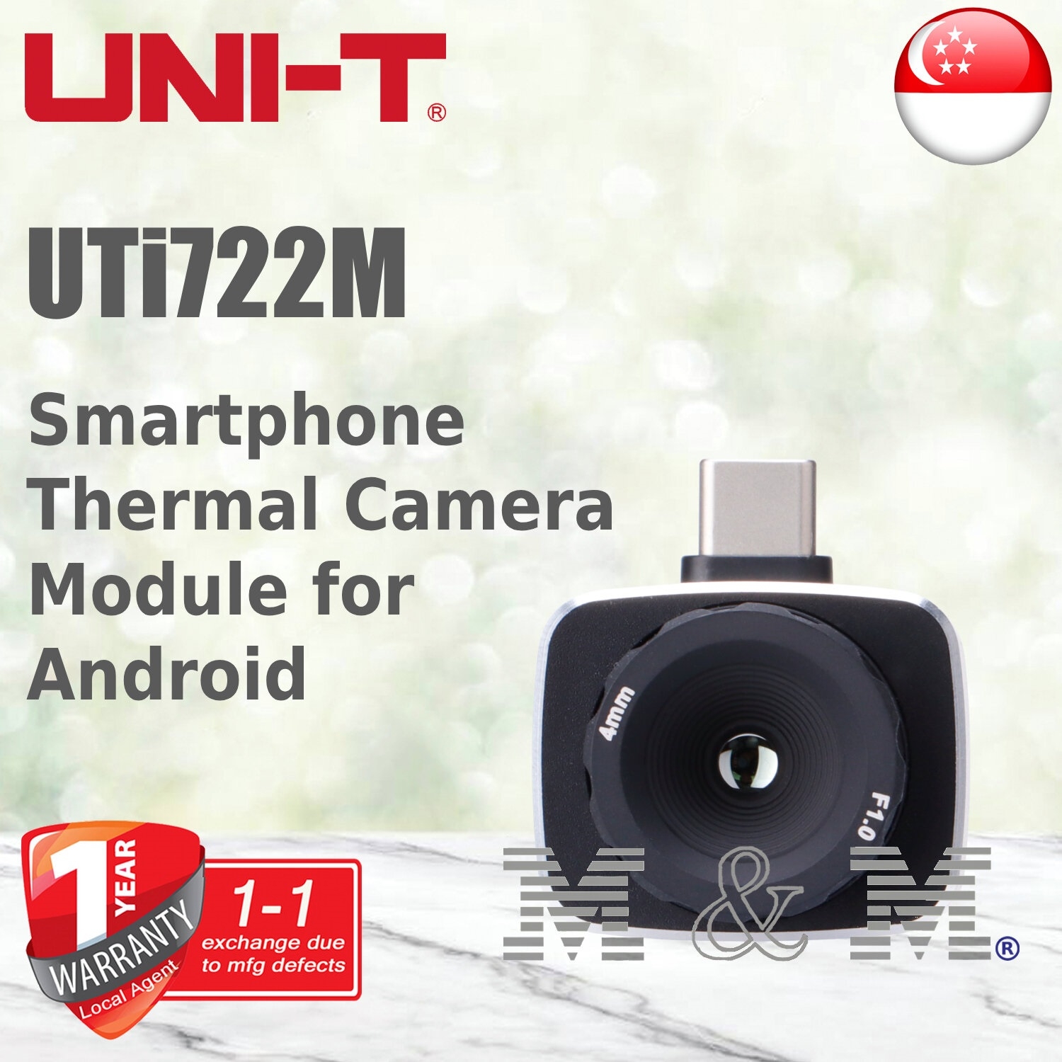 Uni-T UTi722M Smartphone Thermal Camera Module for Android MM Store