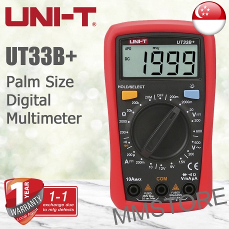 Uni-T UT33B+ Palm Size Digital Multimeter