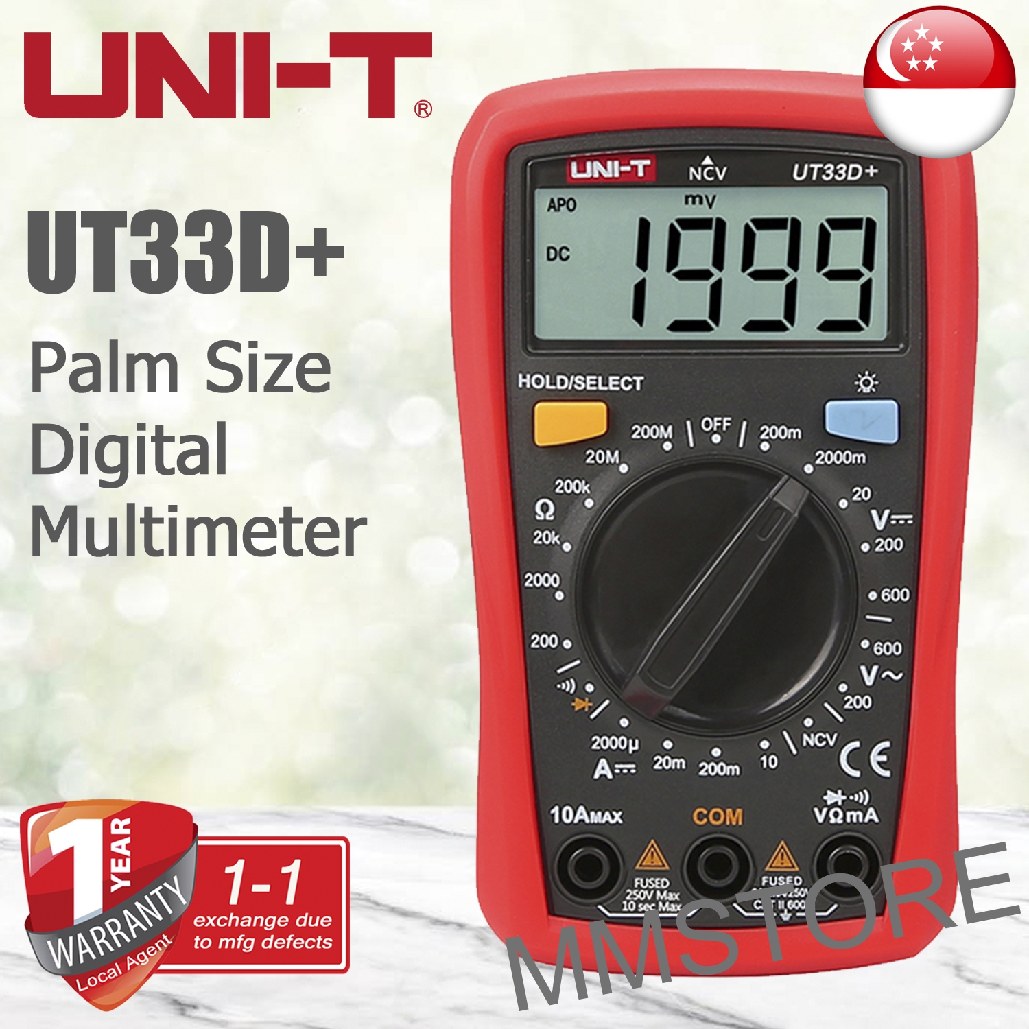 Digital Multimeter UT33D