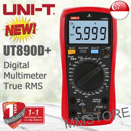 UNI-T UNI-T UT89X/UT89XD NCV Measurement Multimeter Temperature Capacitance Resistance 