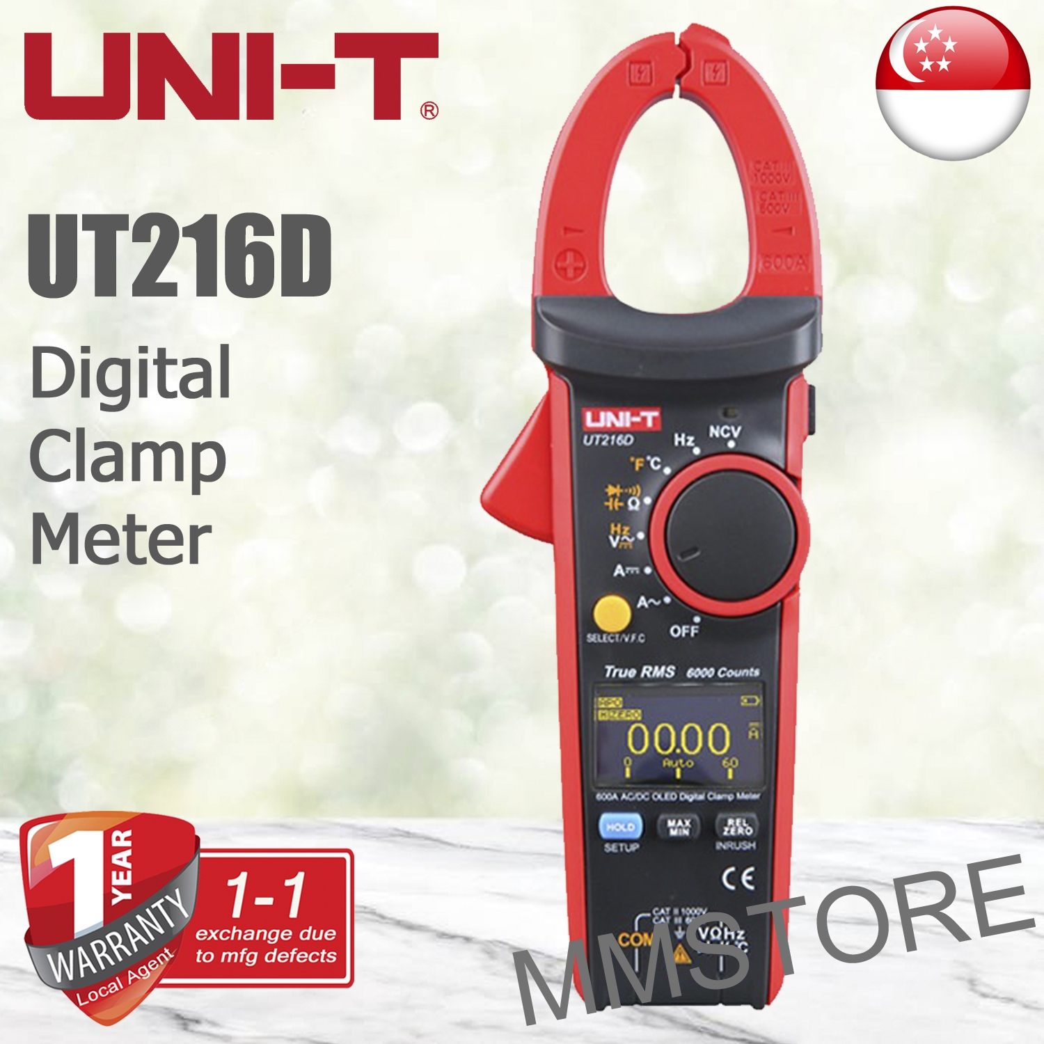 UNI-T UT216D Digital Clamp Meter - MM Store